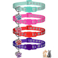 Breakaway Cat Collars with Bells 4PCS F42168