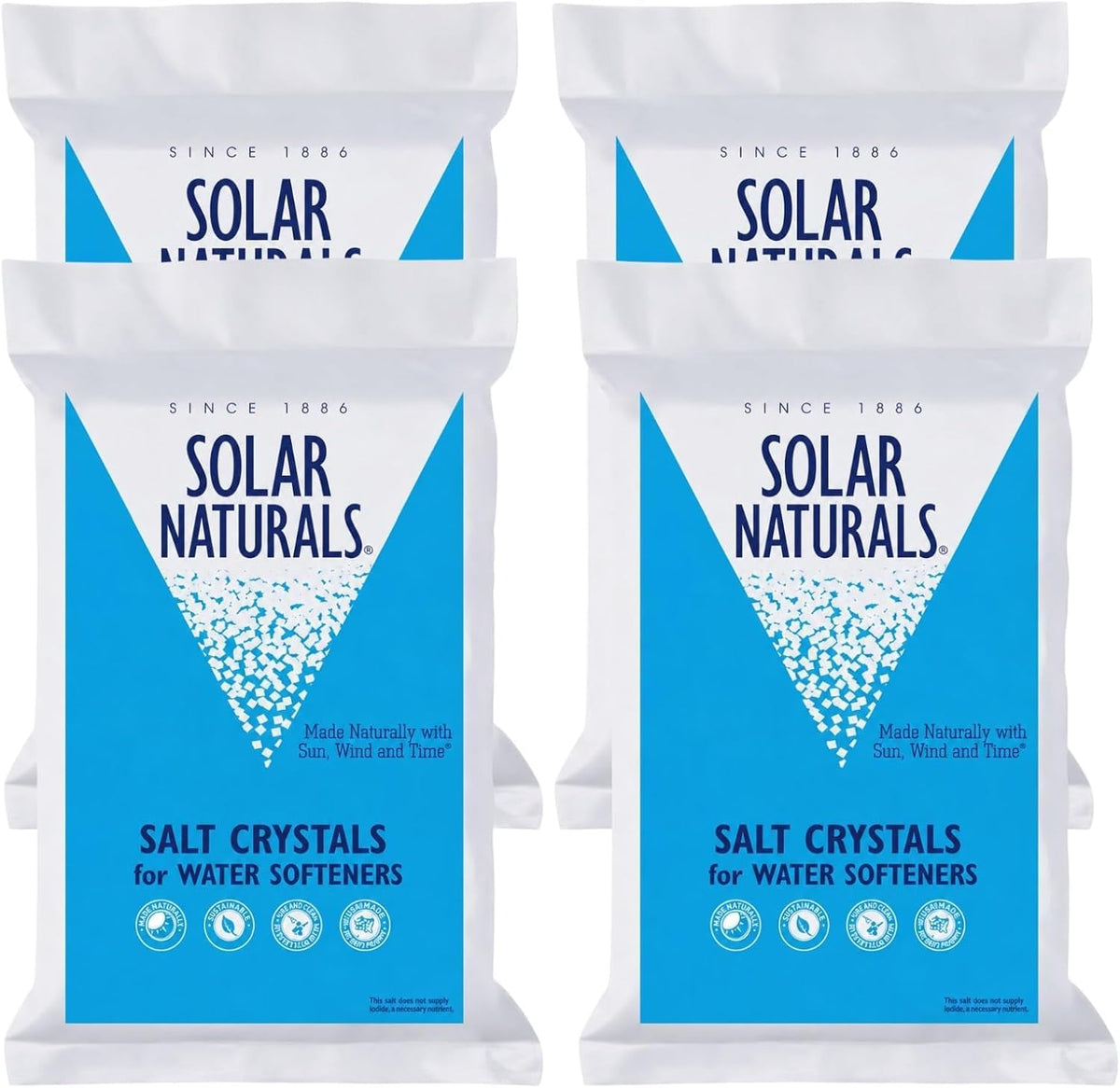 40 lb Natural Solar Salt Crystals L5451