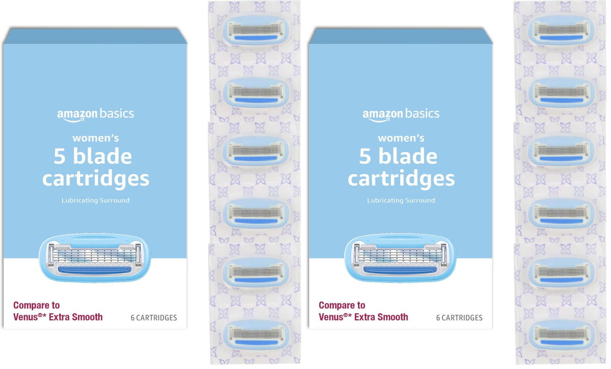 5-Blade Razor Refills 6 Count Pack of 2 P2086