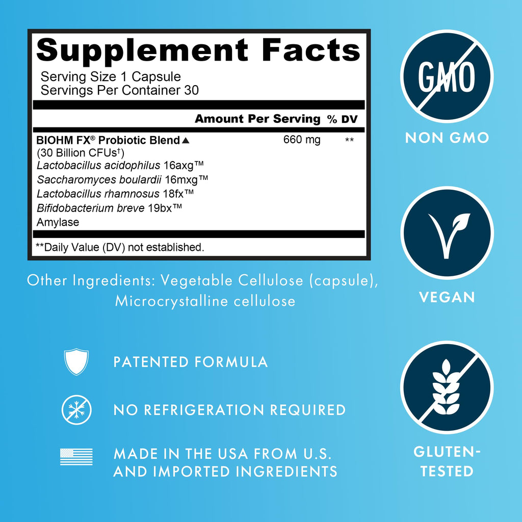 30 Billion CFU Probiotic W7789