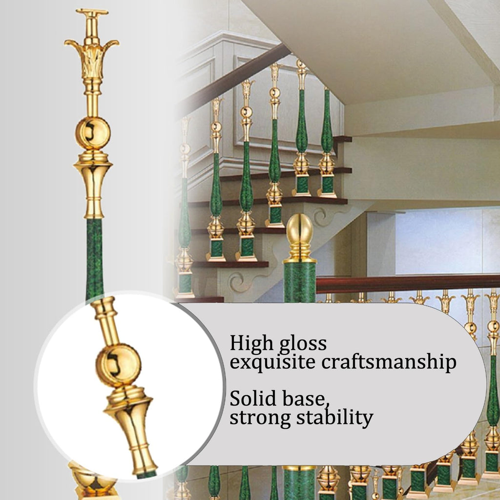 Black 6 Pack Aluminum Alloy Baluster Spindles F976