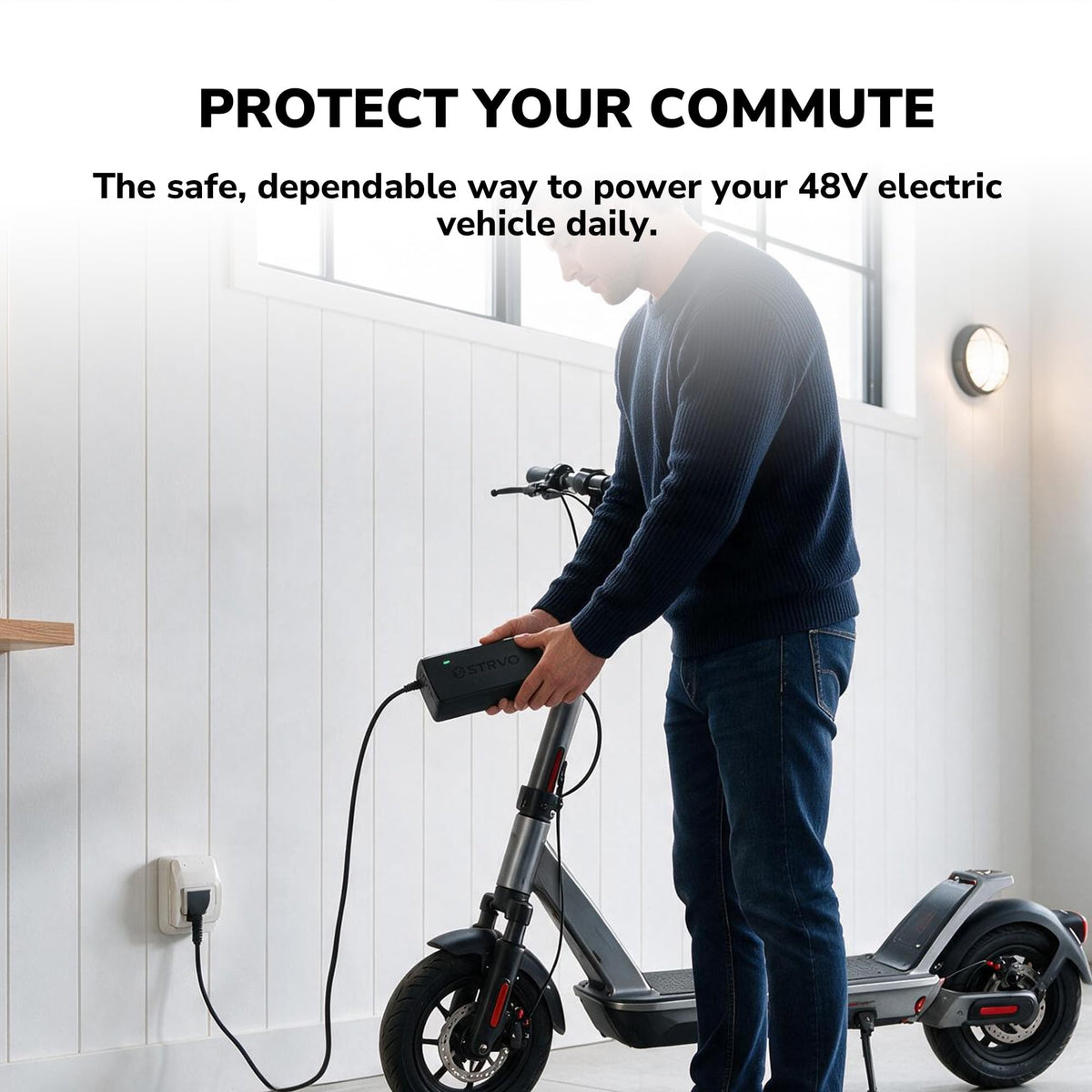 54.6V 2A Electric Scooter and Bike Battery Charger D4606