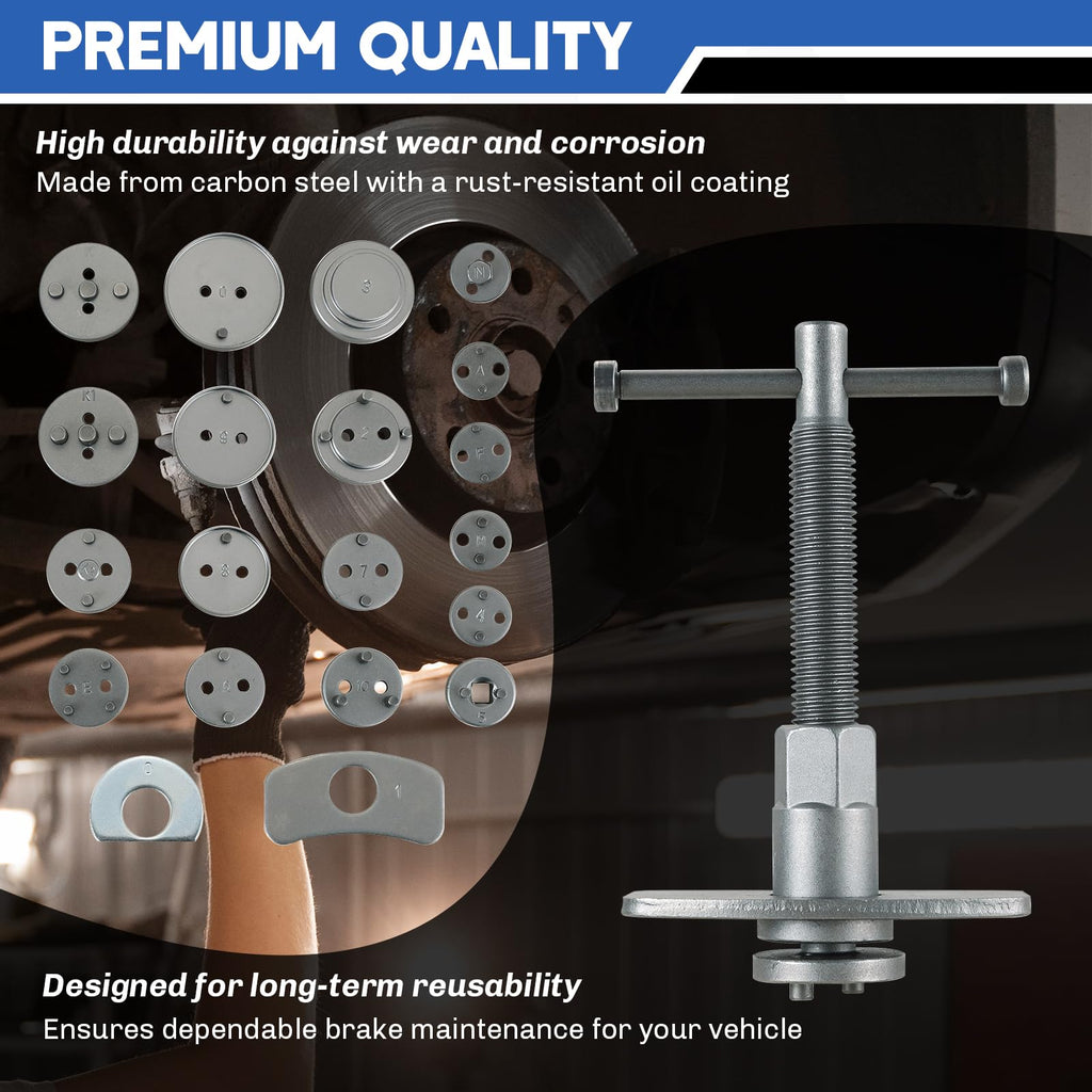 Heavy-Duty Disc Brake Caliper Tool Kit 24pcs R417418