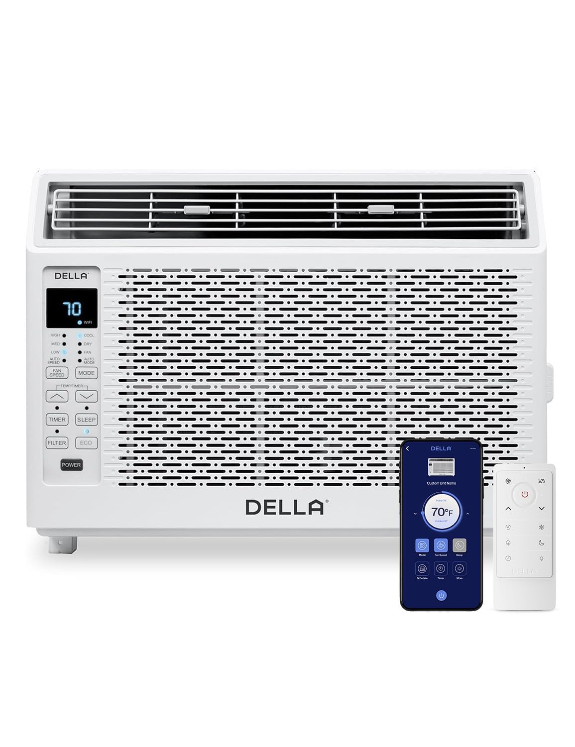 6000 BTU Window Air Conditioner with Dehumidifier and Fan O2069