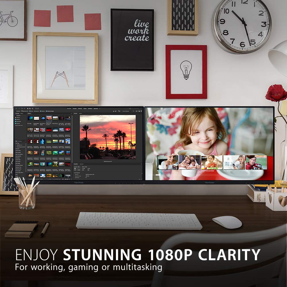 22 Inch 1080p IPS Monitor Dual Pack S429756