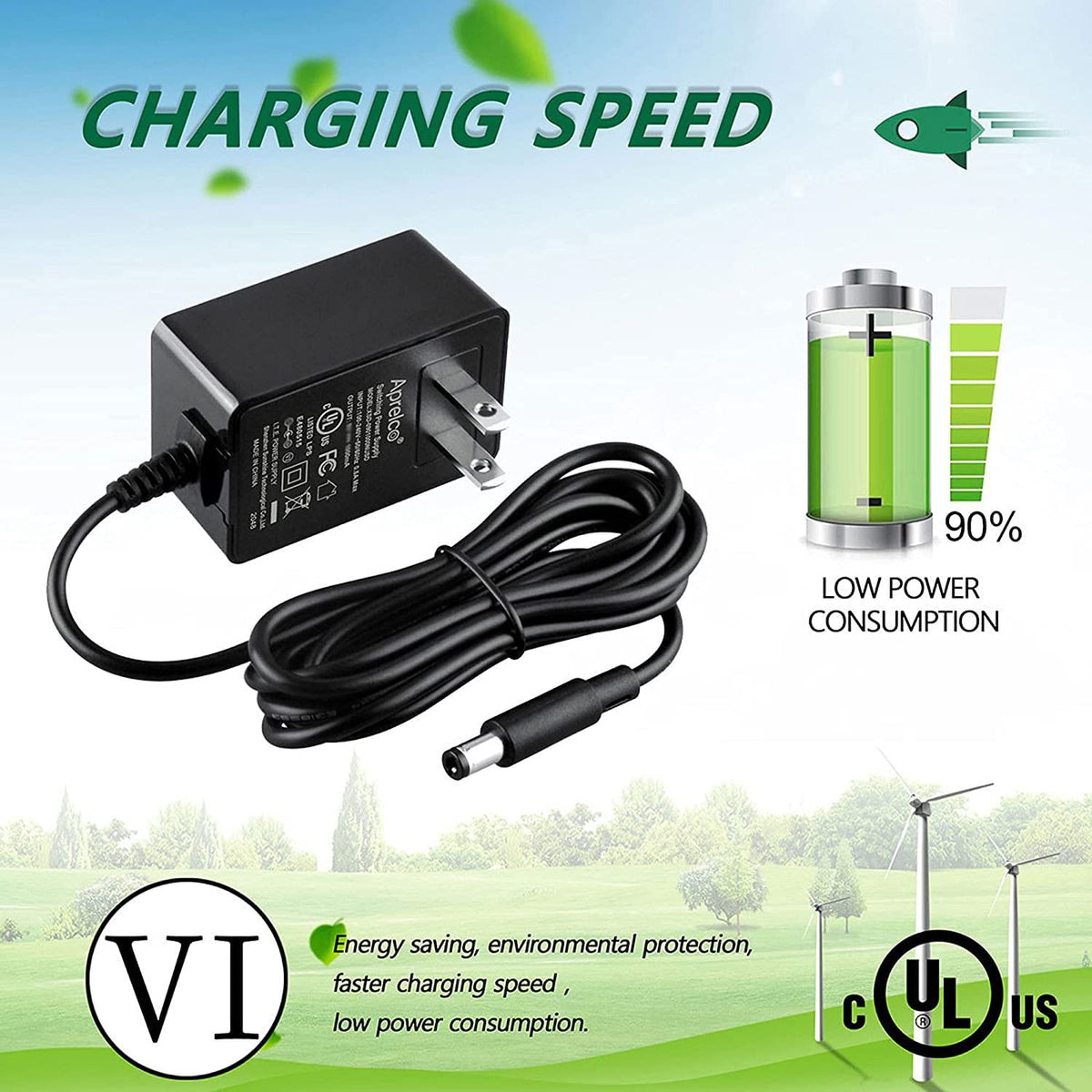 AC/DC Adapter for 12V Jump Starter K3059
