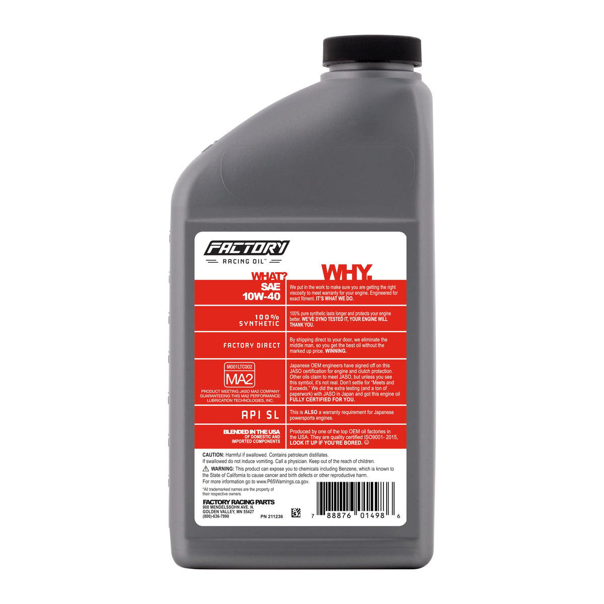 Oil Change Kit compatible with Suzuki Boulevard L472794