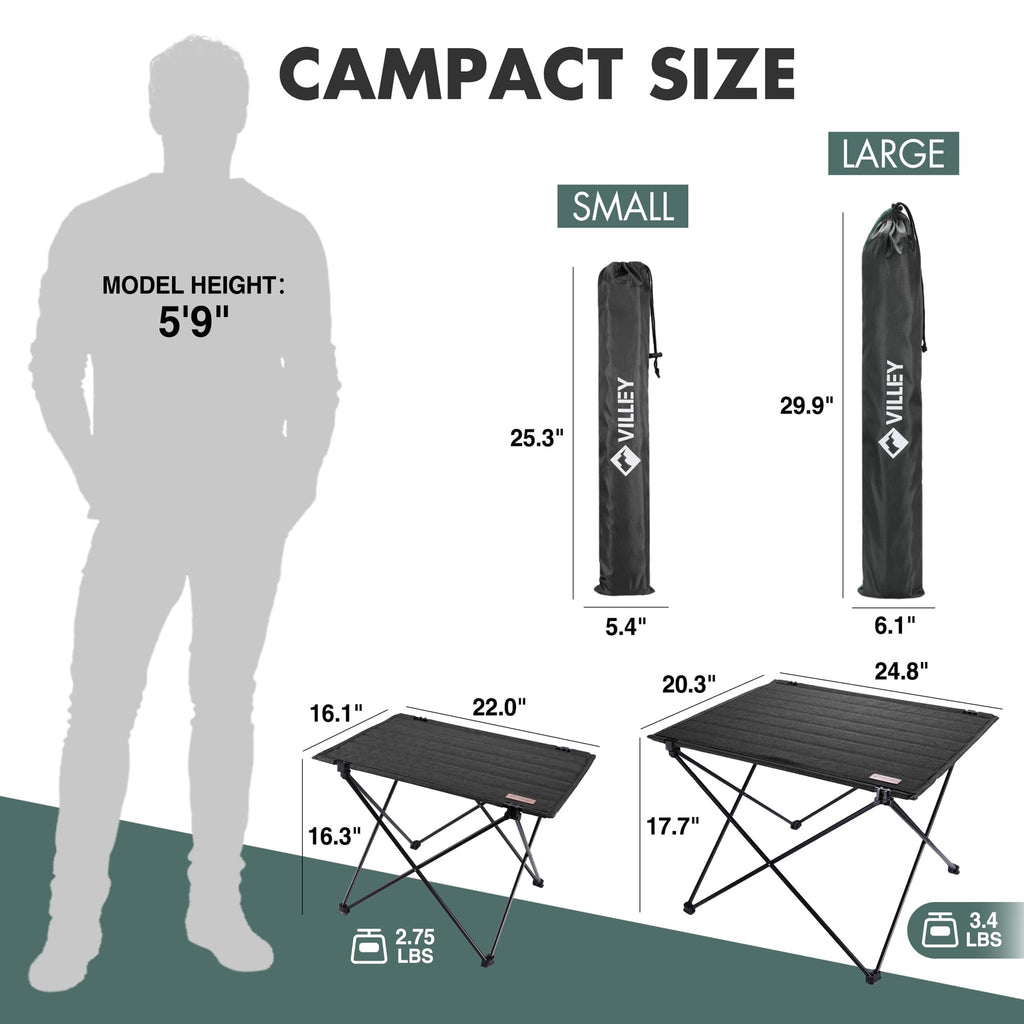Folding Camping Table with Carry Bag I595503