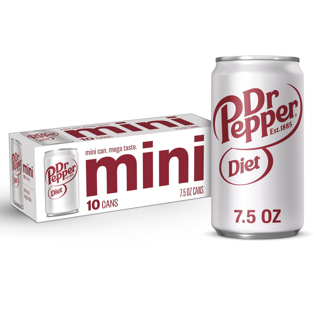 Diet Dr Pepper Soda 7.5 fl oz 10 pack R460