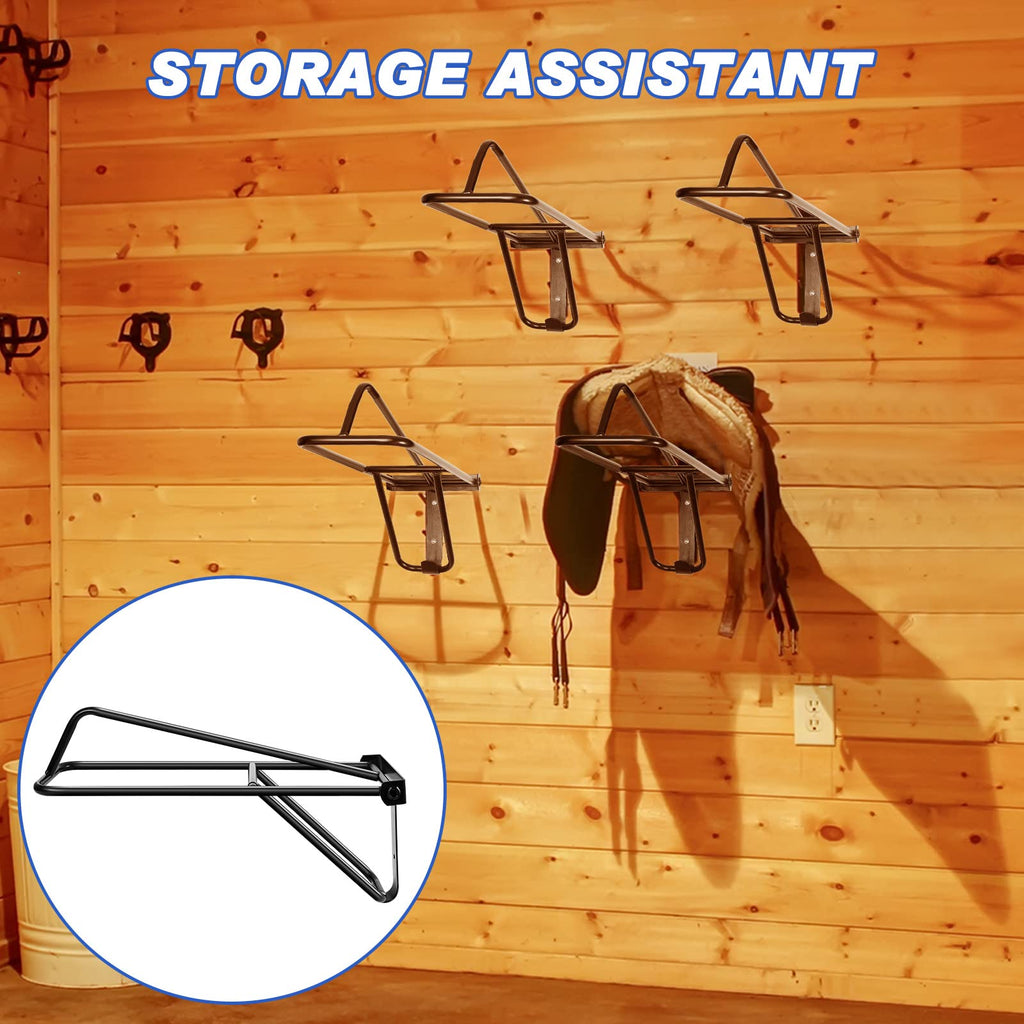 2 Pieces Portable Folding Saddle Rack J54444