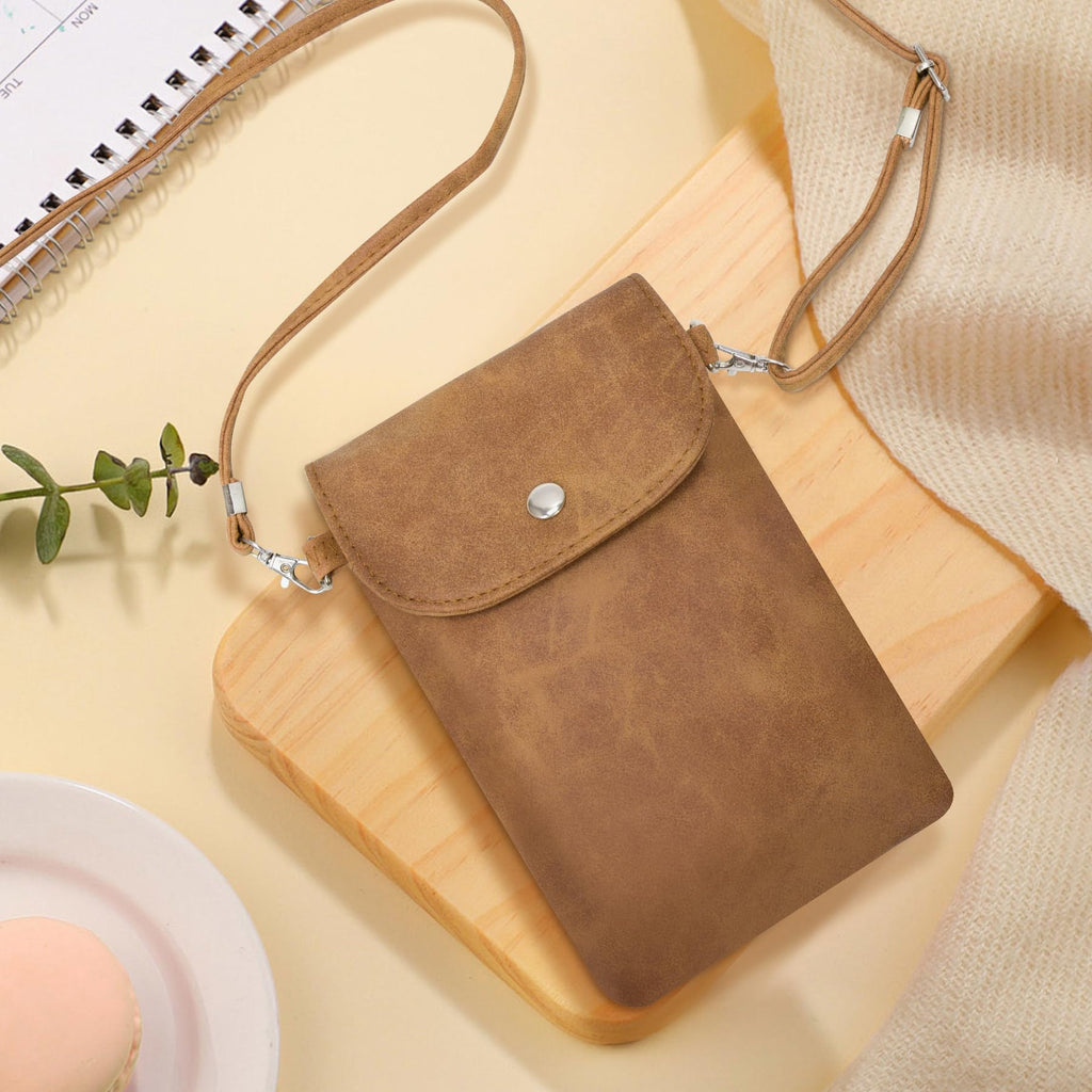 Small Leather Crossbody Bag with Adjustable Strap N175