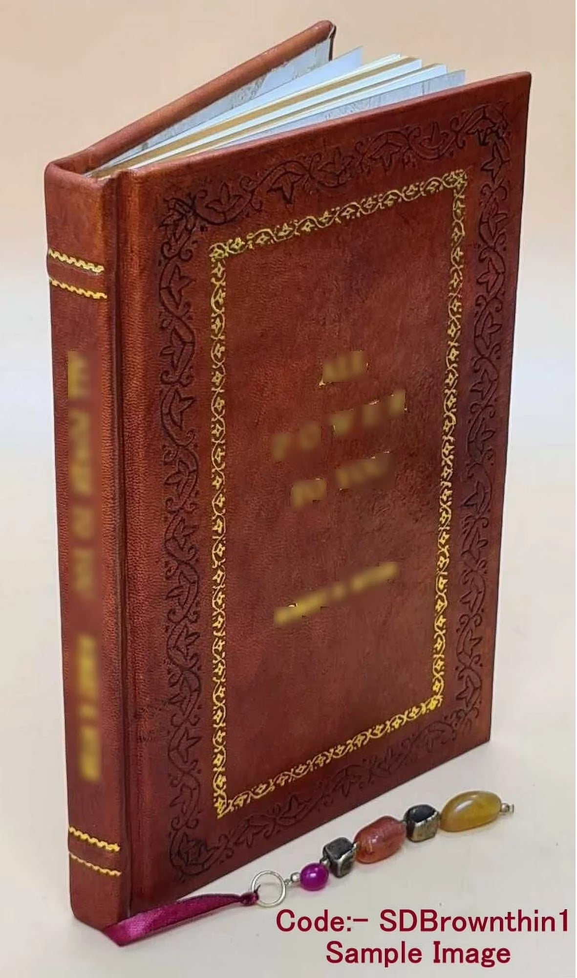 Premium Leather Bound History Book Q11644