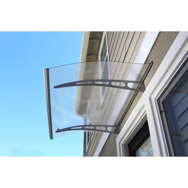 47 inchx35 inch Polycarbonate Door Awning R7578