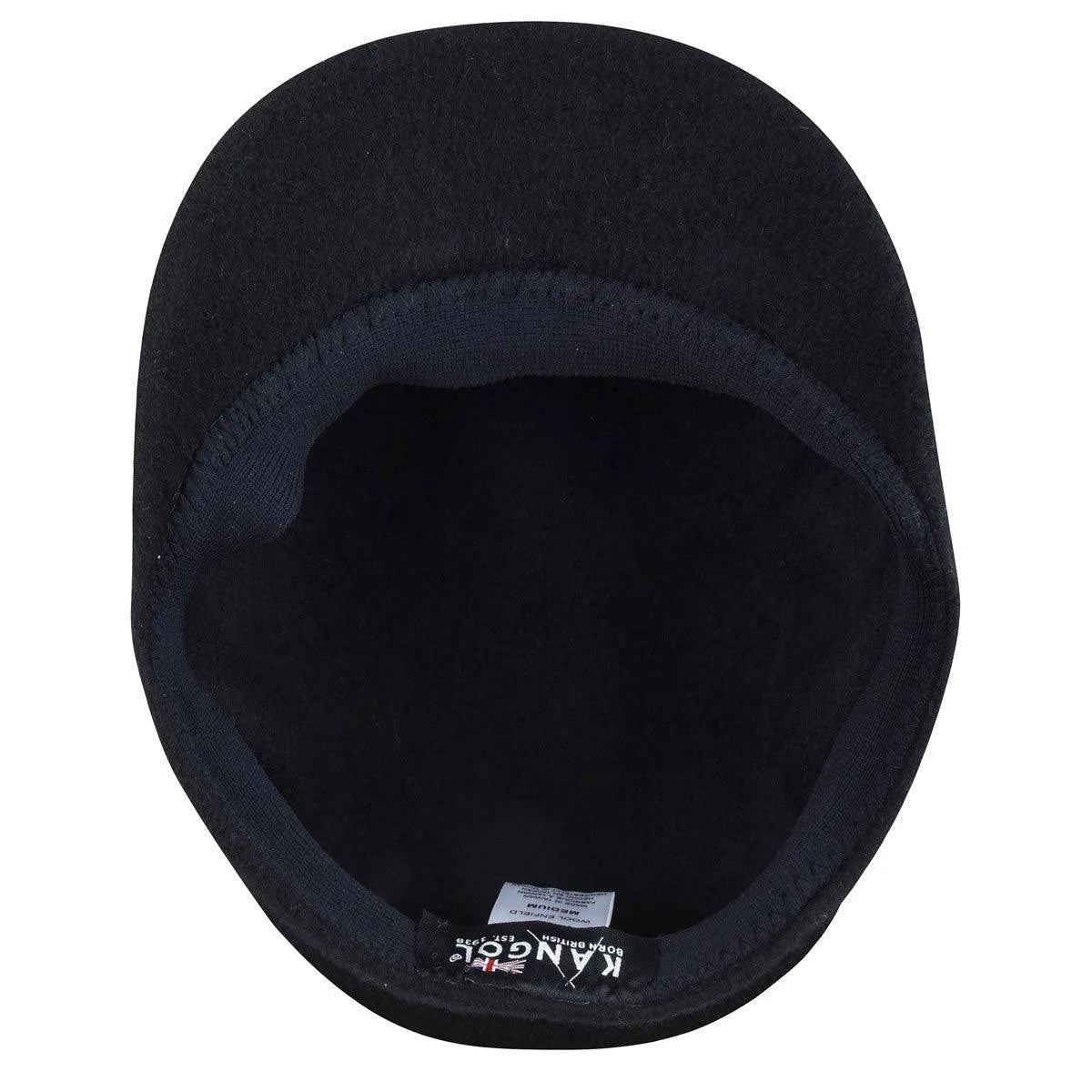 Black Wool Fiddler Cap P796482