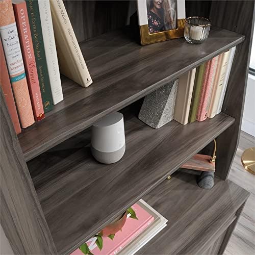 29.4 Wooden Library Hutch in Jet Acacia Z1543