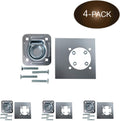 Square Trailer Cargo Tie-Down Anchors with Mounting Hardware J61783