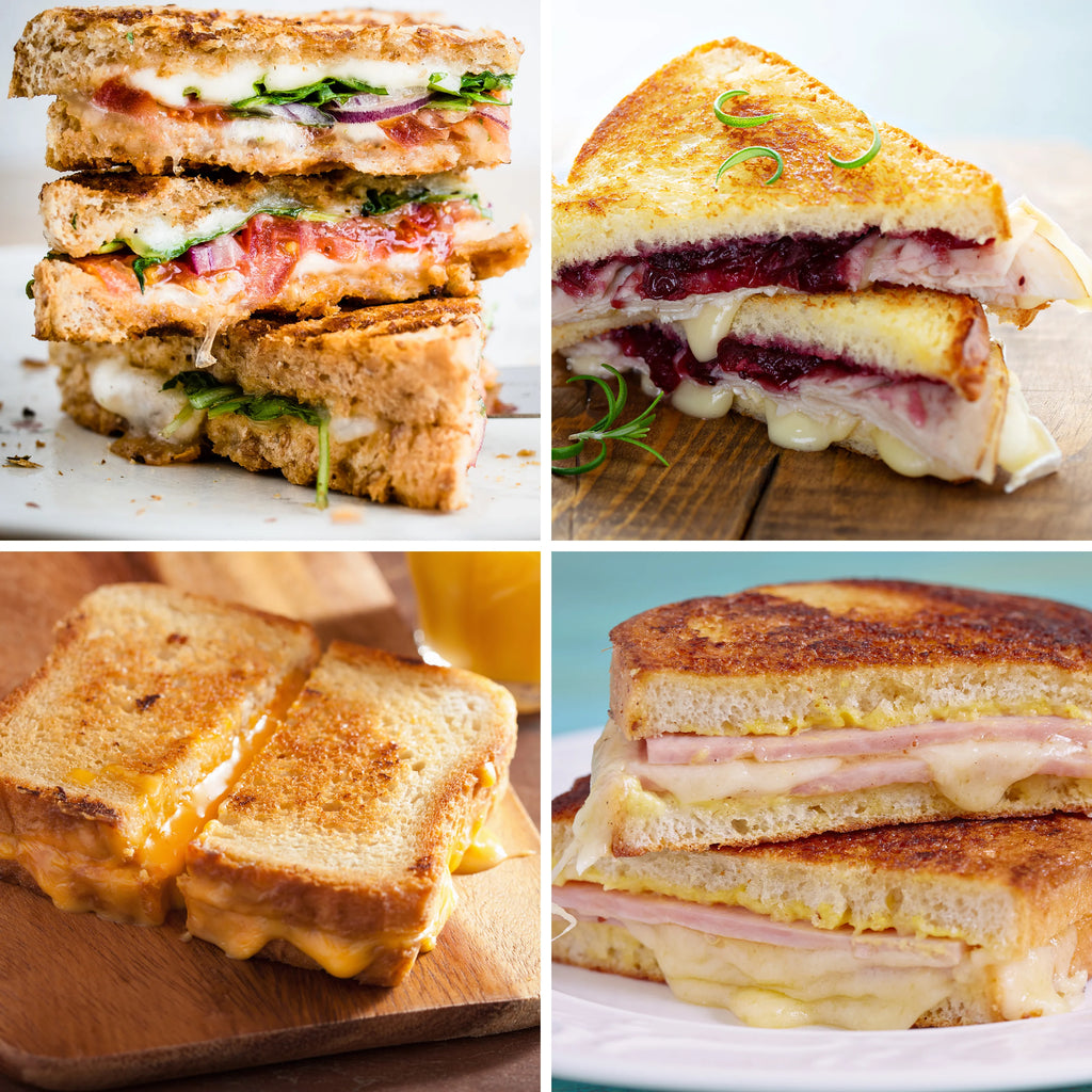 Grilled Cheese Sandwich Toaster with Extra Wide Slots H129