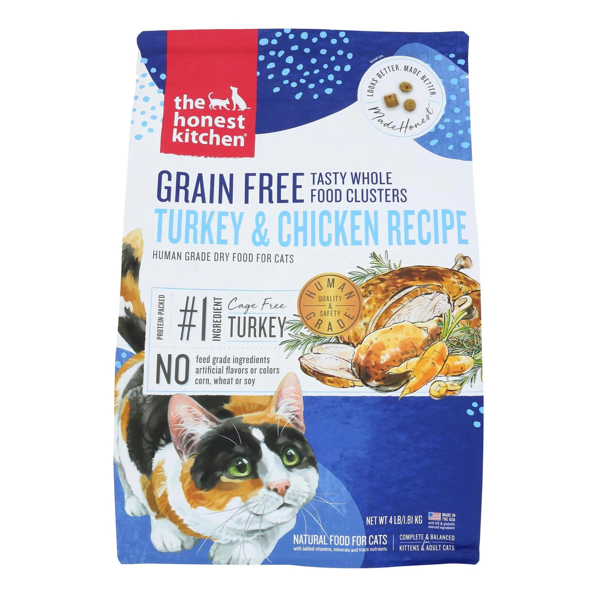 Cat Food Turkey & Chicken Case of 8-4 LB R3623
