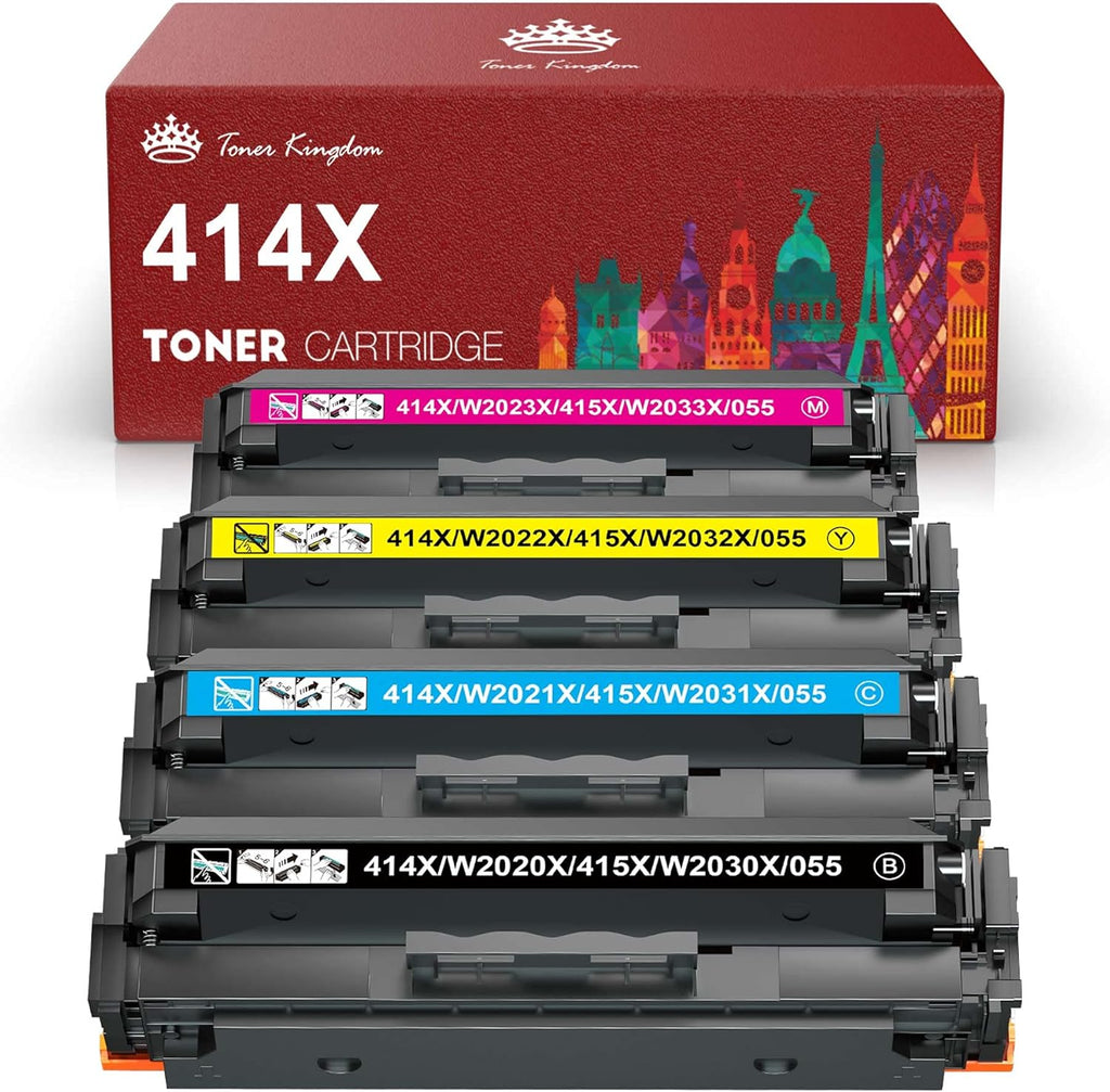 4-Pack High Yield Toner Cartridge for HP Printer O38748