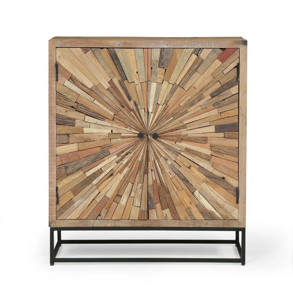 Handcrafted Wooden 2 Door Cabinet Z17083