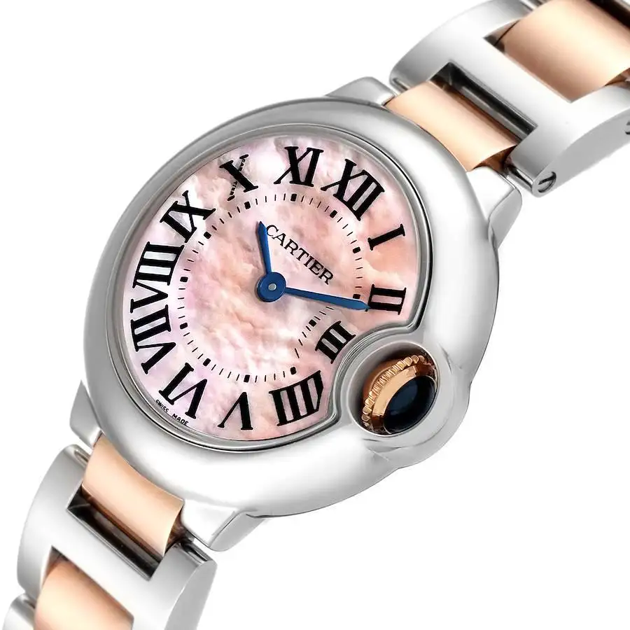 Pink Mother of Pearl Dial 28mm M6403