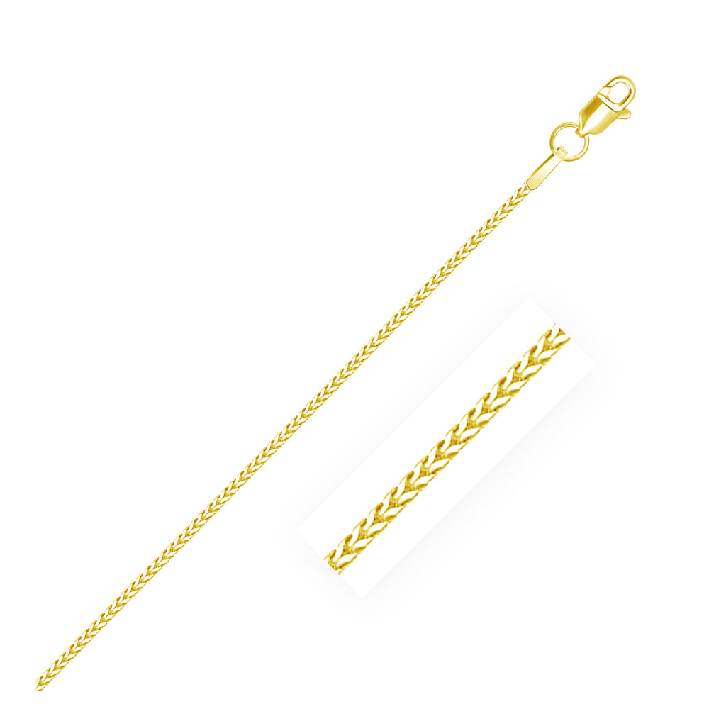 14k Yellow Gold Franco Chain Necklace 0.9mm H534323