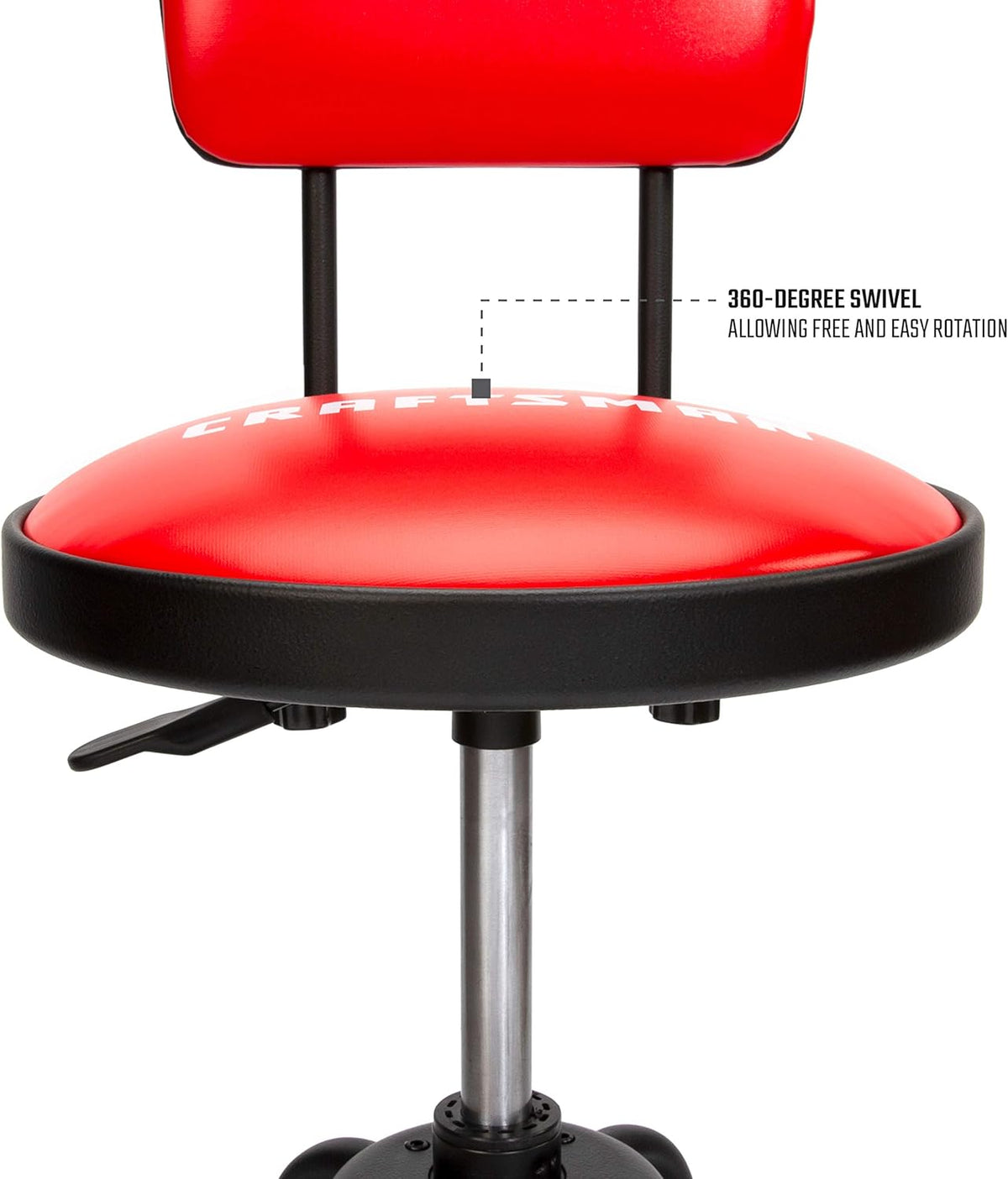 Adjustable Height Work Shop Stool, 29 to 34-inches Tall, 300-lb Capacity S955330