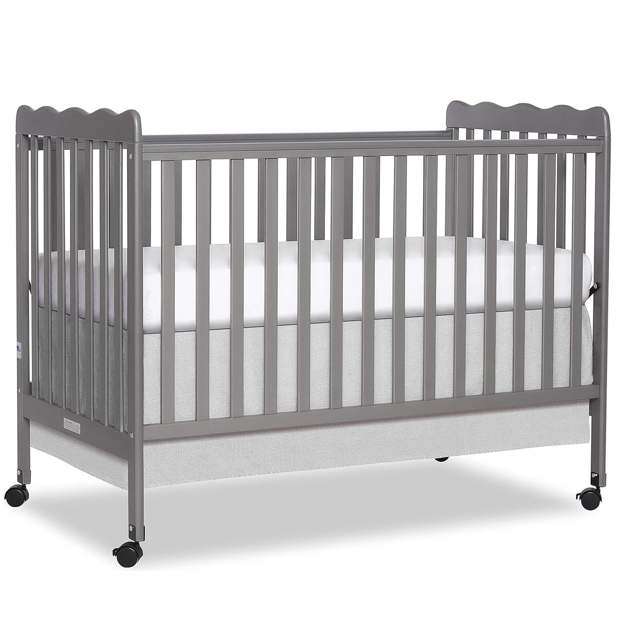 2-in-1 Convertible Crib in Natural, Full, 54x31x40 Inch D342941