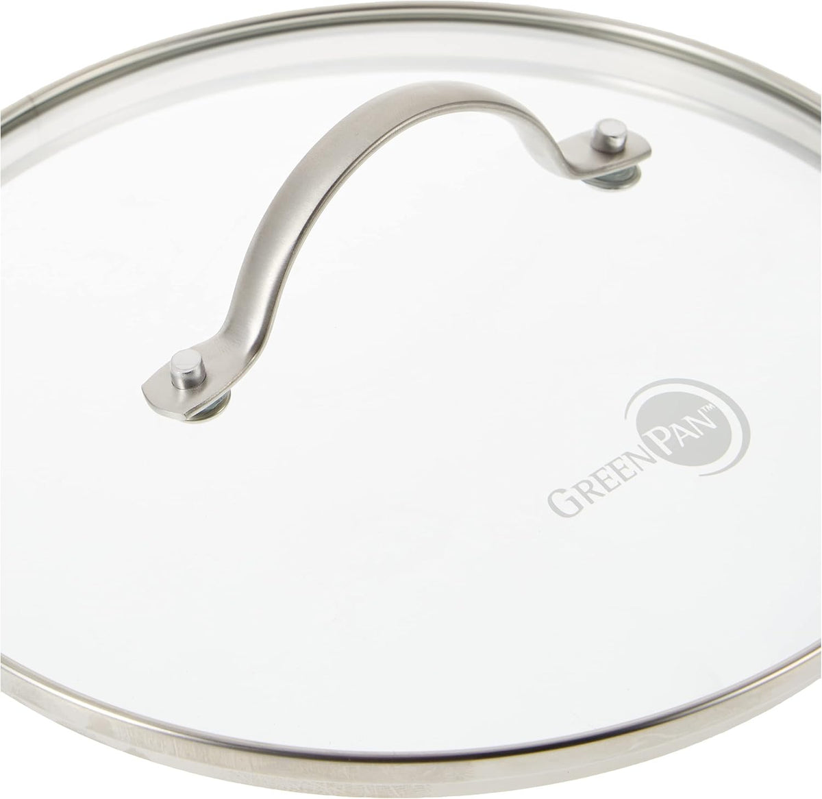8" Hard Anodized Ceramic Nonstick Frying Pan with Glass Lid A689