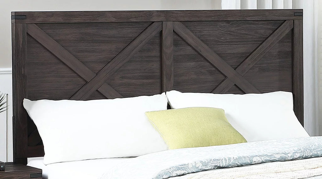 Queen Size Plywood Solid Wood Bed E8286