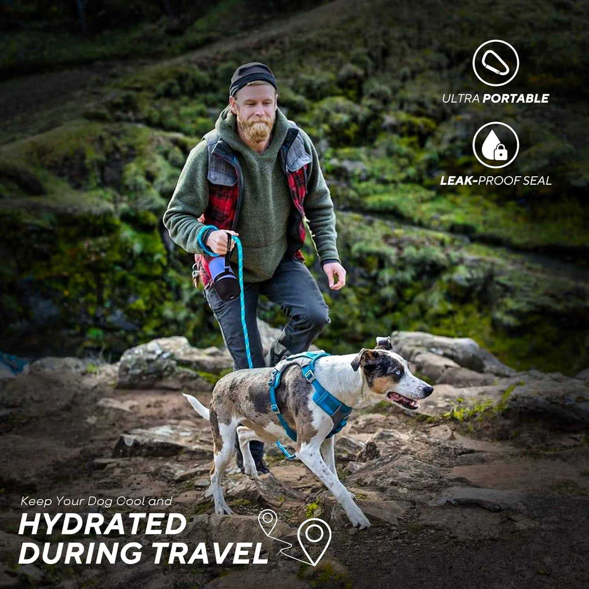 Foldable Dog Water Bottle C701