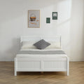 Queen Solid Pine Wood Platform Bed Frame with Headboard G456