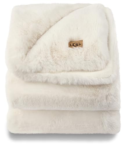 Charcoal Dark Grey 50-inch x 70-inch Faux Fur Throw Blanket B48413