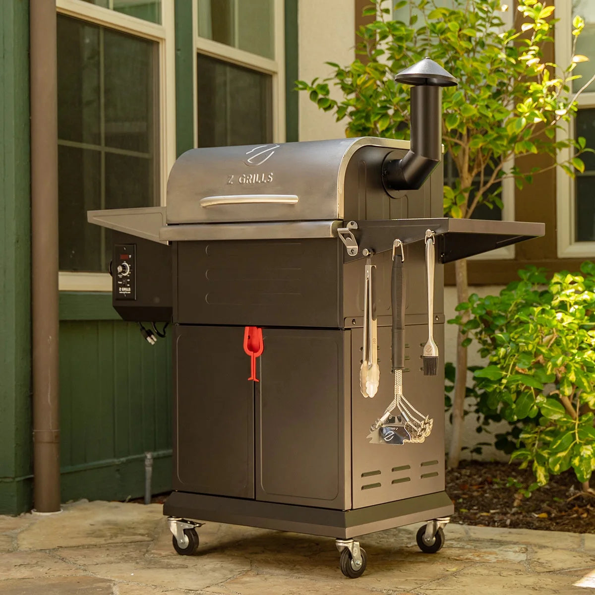 Wood Pellet Grill Smoker with PID Technology, 572 sq in Cooking Area D1763