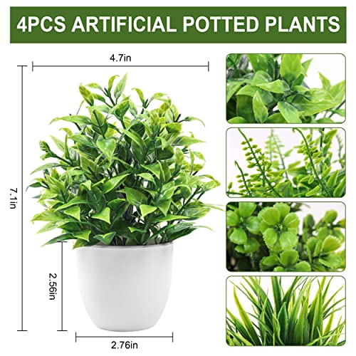 4 Packs Artificial Potted Plants G7260