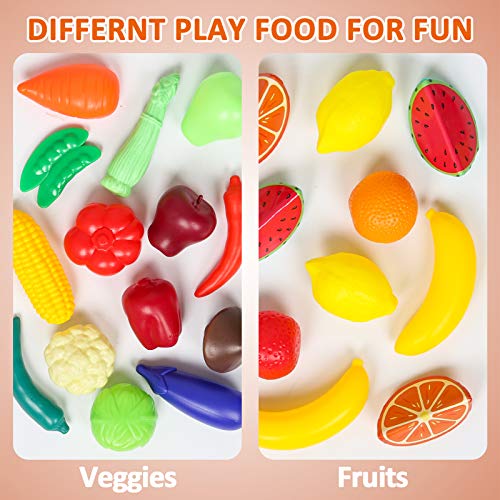 143Pcs Play Food Set with Storage Bag H4084