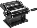 Red Pasta Machine with Pasta Cutter and Hand Crank U919265