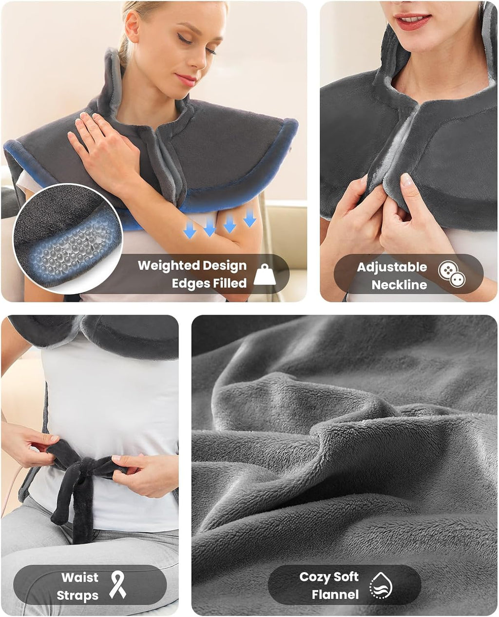 Weighted Electric Heating Pad, 24"x34" N3507