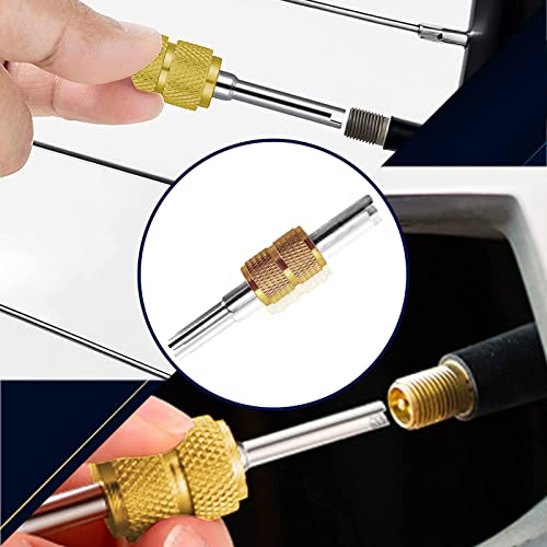 R1234YF Self-Sealing Puncture Style Refrigerant Can Tap Valve with Hose Adapters C647102