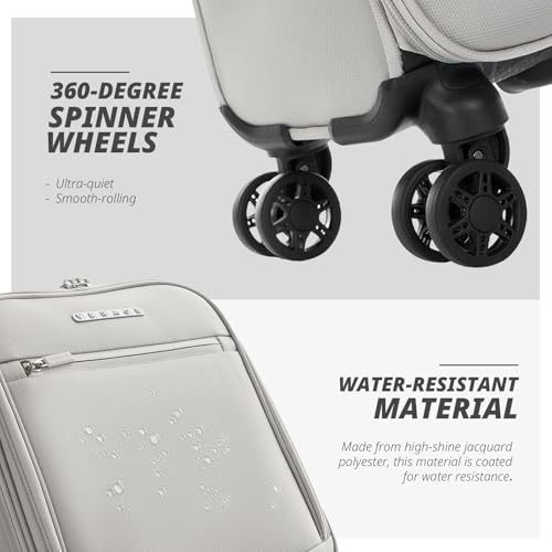 Navy 14-Inch Softside Spinner Carry On Luggage O66357