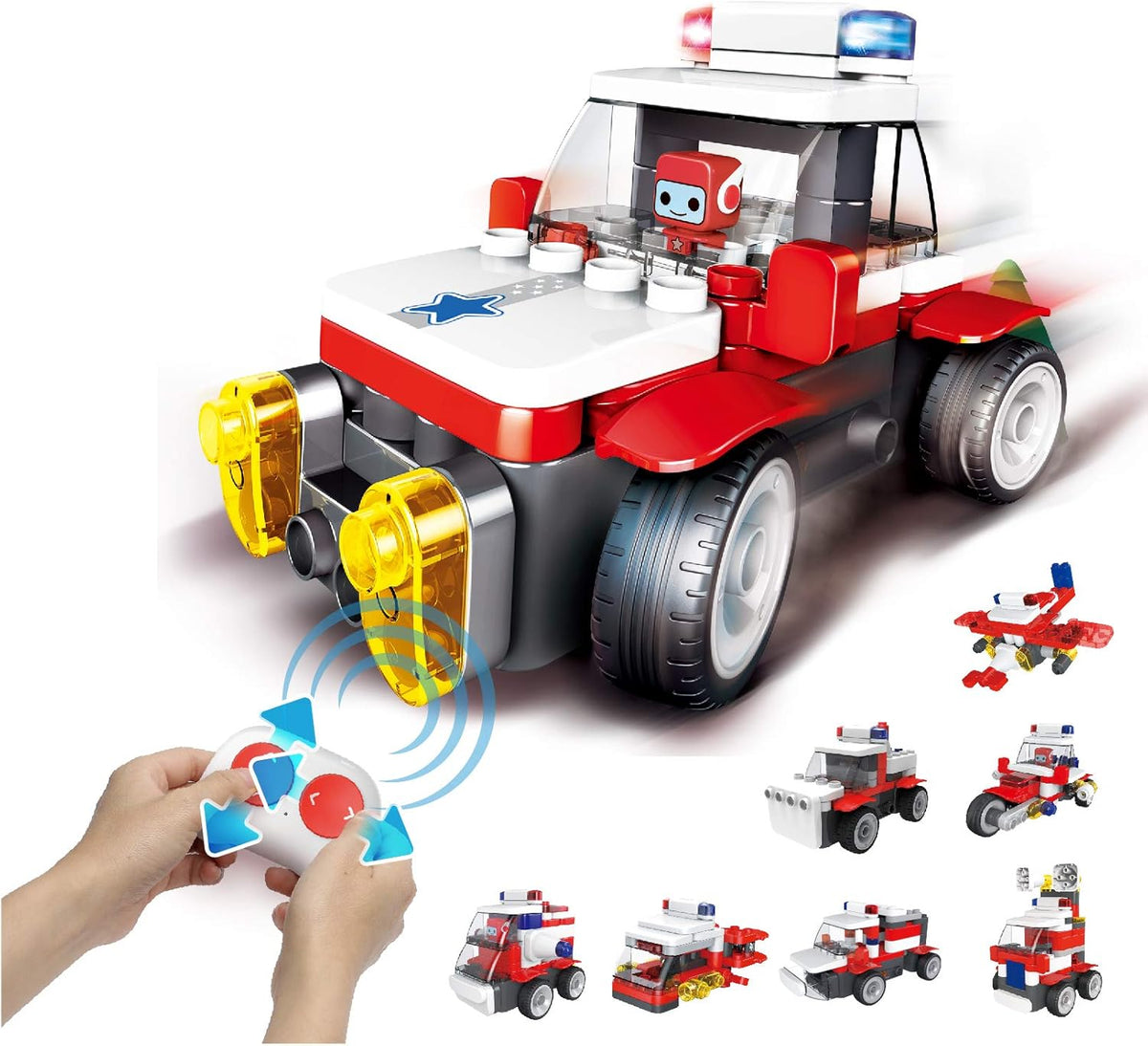 Toy Car Model Building Kit 8-in-1 60 Pieces L4097