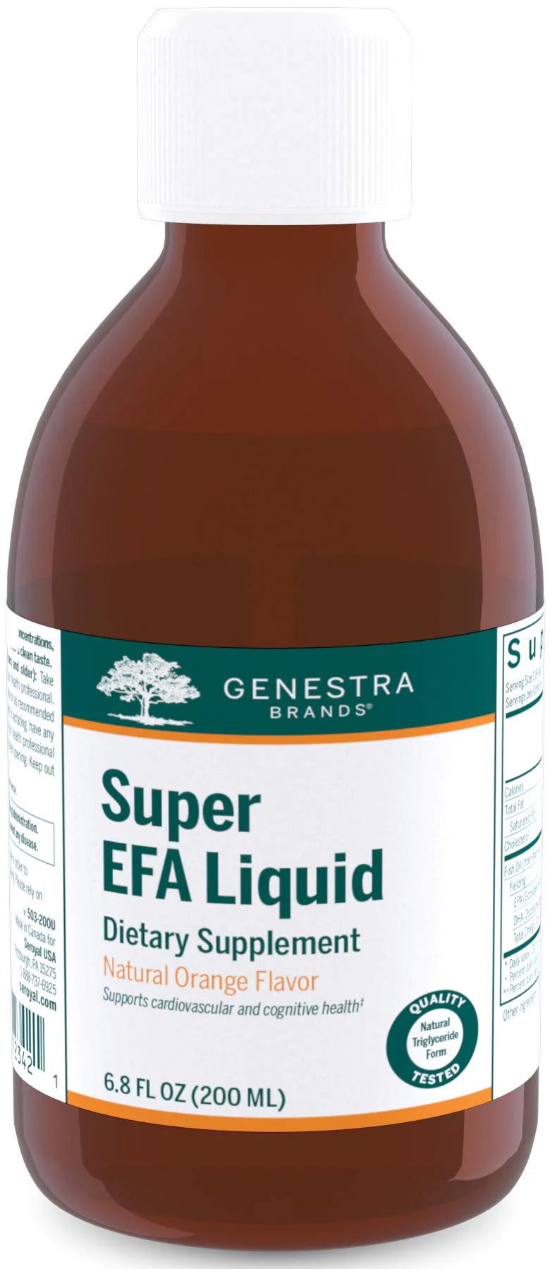 Super EFA Liquid 6.8 Fl Oz Natural Orange Flavor A949