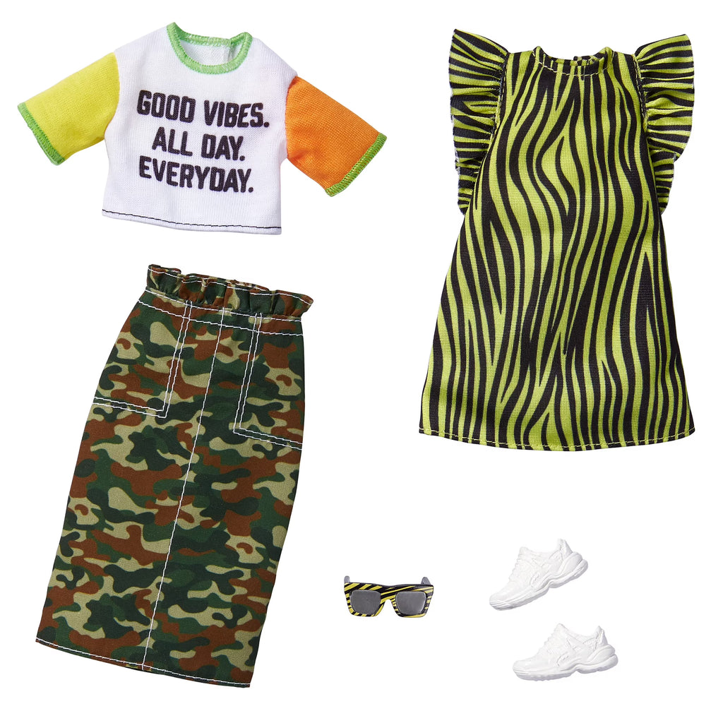 Camo Skirt 2-Pack Clothing & Accessories Set J341