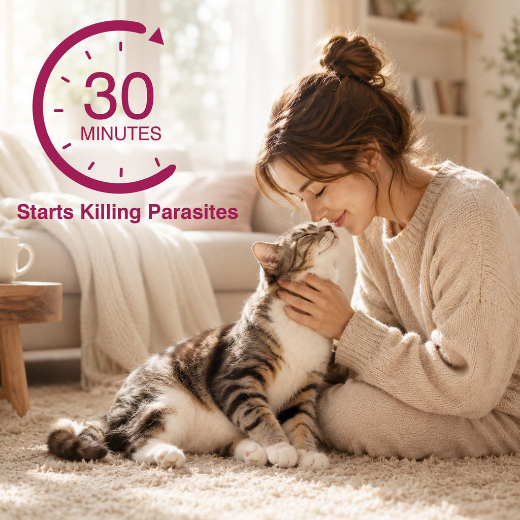 Broad-Spectrum Dewormer for Cats and Kittens, 12 Tablets R163851