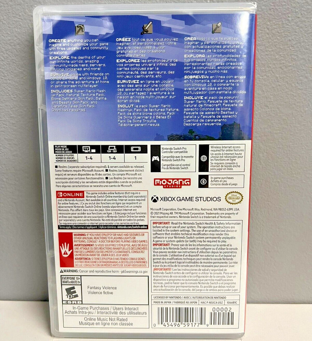 Minecraft Switch N235