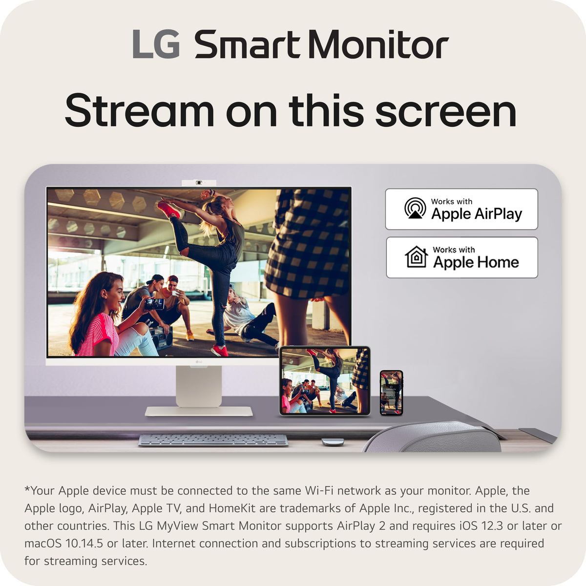 32-inch 4K UHD IPS White Smart Monitor I7101