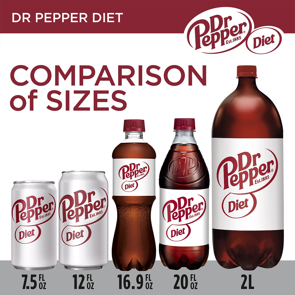 Diet Dr Pepper Soda 7.5 fl oz 10 pack R460