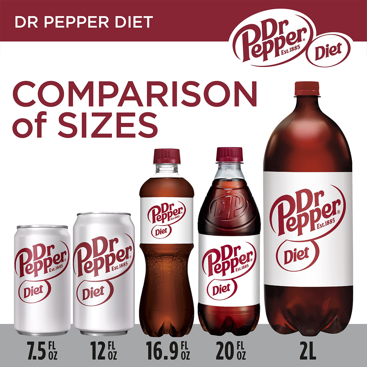 Diet Dr Pepper Soda 7.5 fl oz 10 pack R460