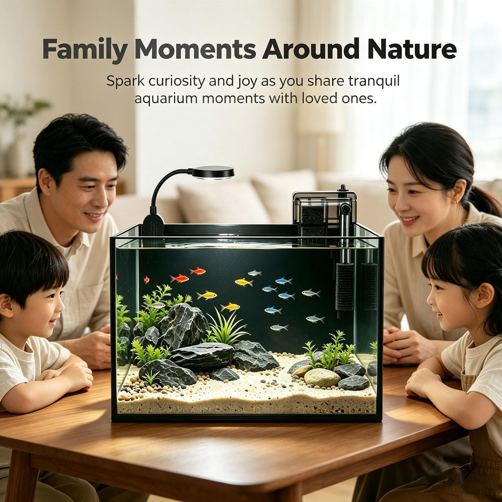 2.8 Gallon Aquarium Starter Kit with LED and Filter Pump A543257