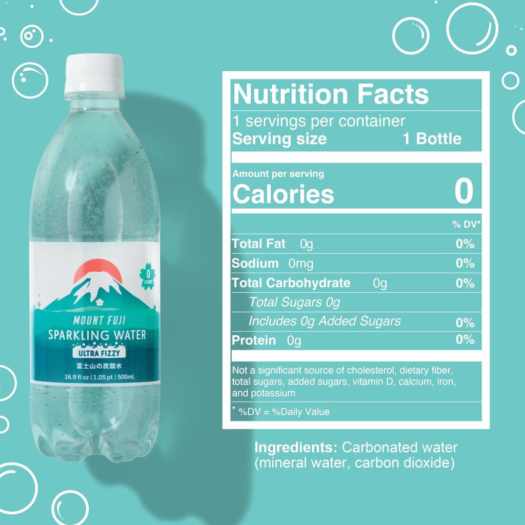Sparkling Water Bottles 16.9 fl oz 24-Pack I5507
